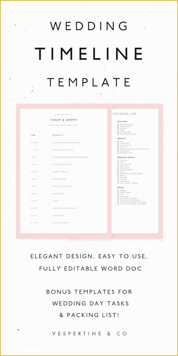 Wedding Timeline Template Free Of the 25 Best Wedding Timeline Template Ideas On Pinterest