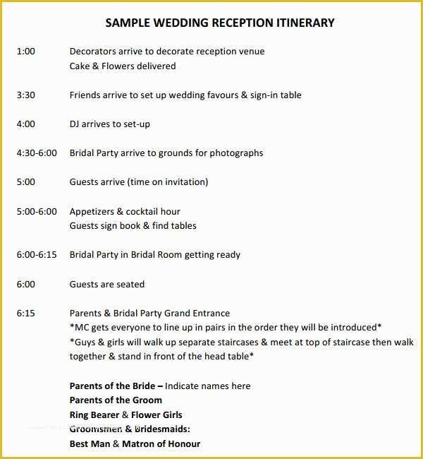 Wedding Timeline Template Free Of Wedding Timeline Template 9 Free Download for Pdf