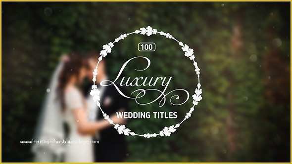 Wedding Video Intro Templates Free Of Videohive 100 Luxury Wedding Titles Free Download Free