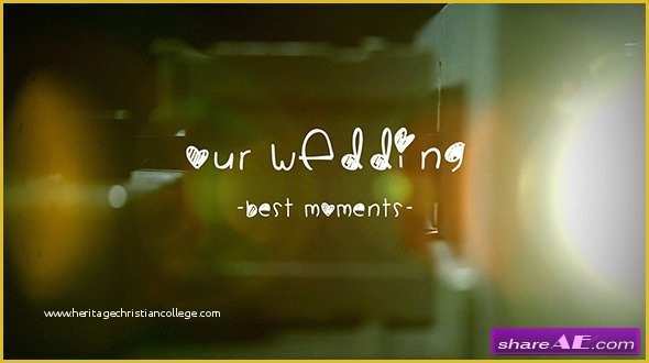 Wedding Video Intro Templates Free Of Wedding Album Slide Projector after Effects Project