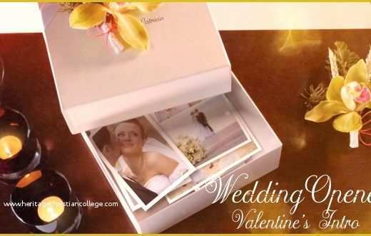 Wedding Video Intro Templates Free Of Wedding Opener Valentines Intro after Effects Template
