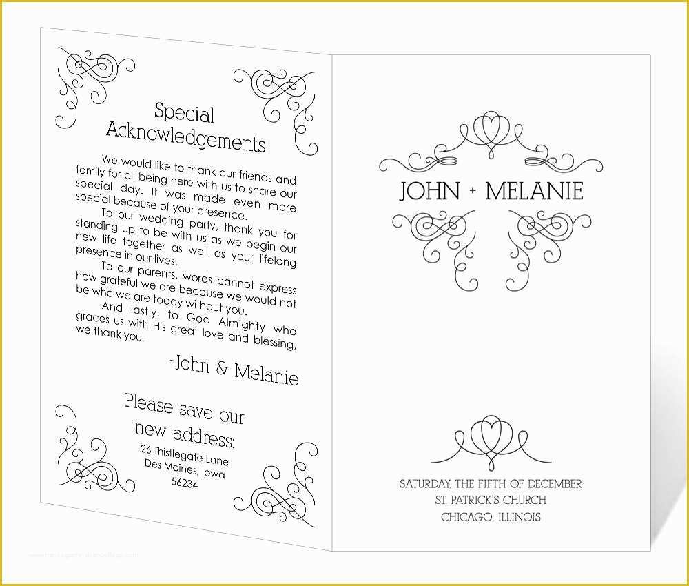 Wedding Video Templates Free Download Of Wedding Program Template Printable Instant Download