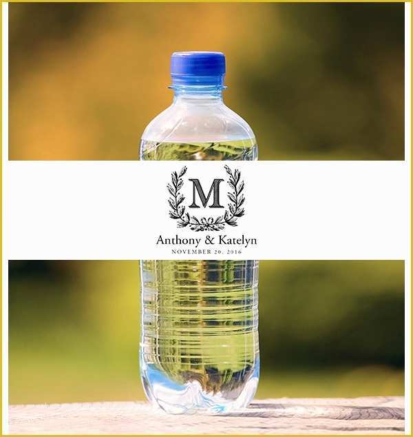 Wedding Water Bottle Labels Template Free Of 23 Bottle Labels Psd Vector Eps Jpg Download