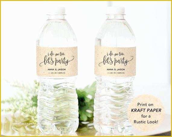 Wedding Water Bottle Labels Template Free Of Printable Water Bottle Label Template Free Wedding Image 0