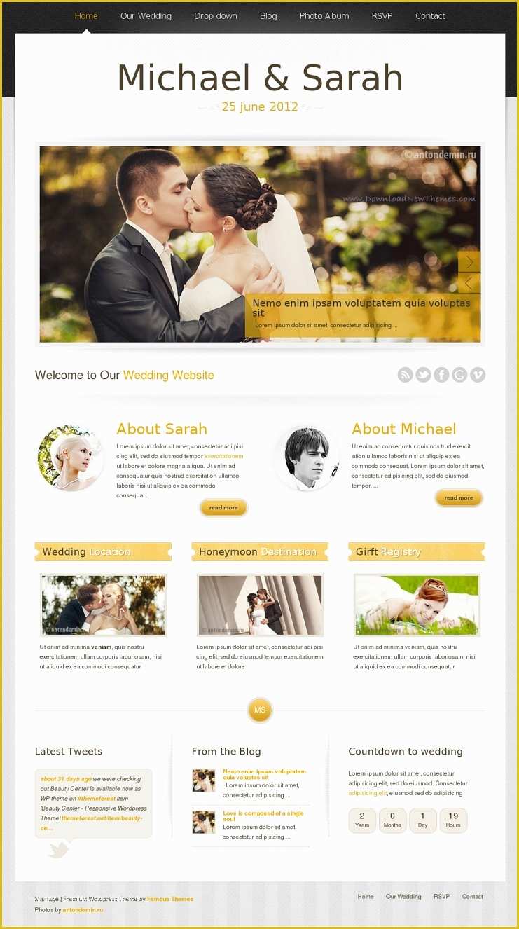 Wedding Website Templates Free Download Of Wedding Website Templates