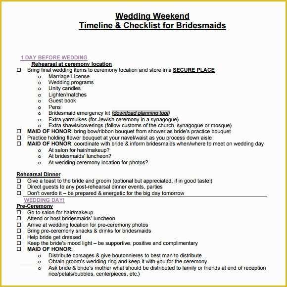 Wedding Weekend Itinerary Template Free Of Sample Wedding Weekend Itinerary Template 12 Documents