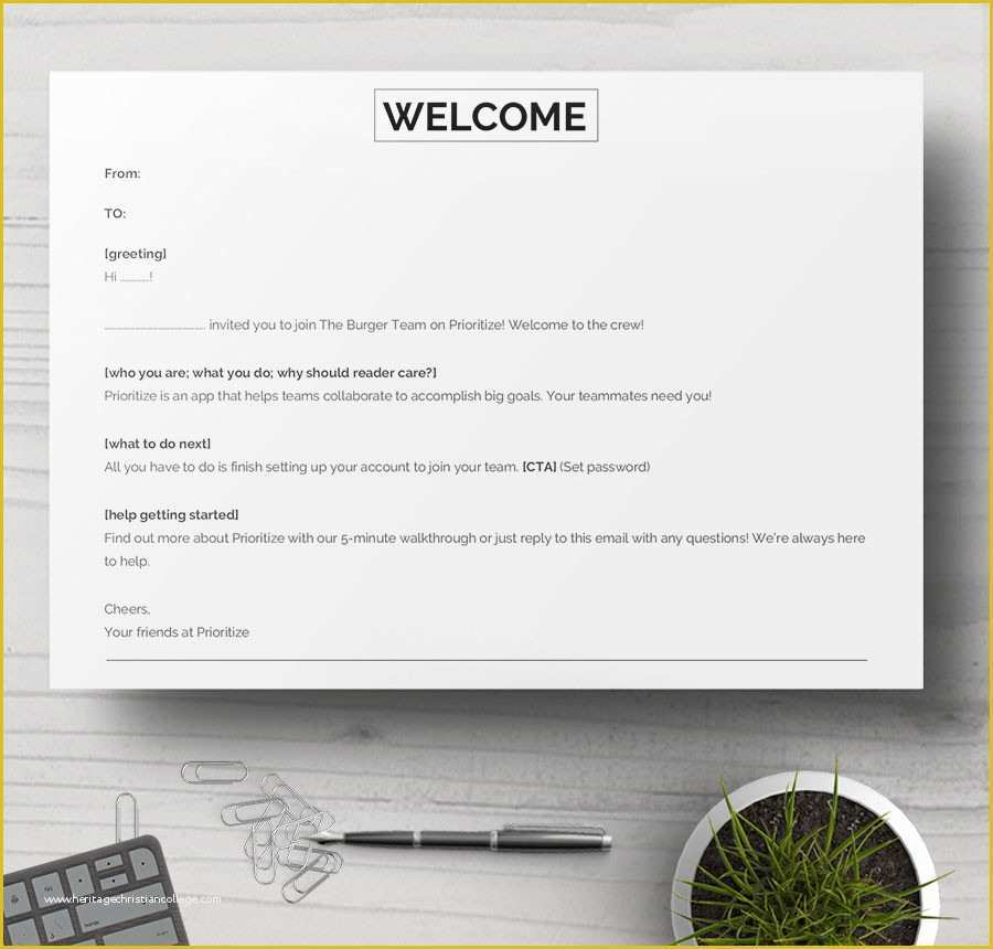 Welcome Email Template HTML Free Of Free Message Samples