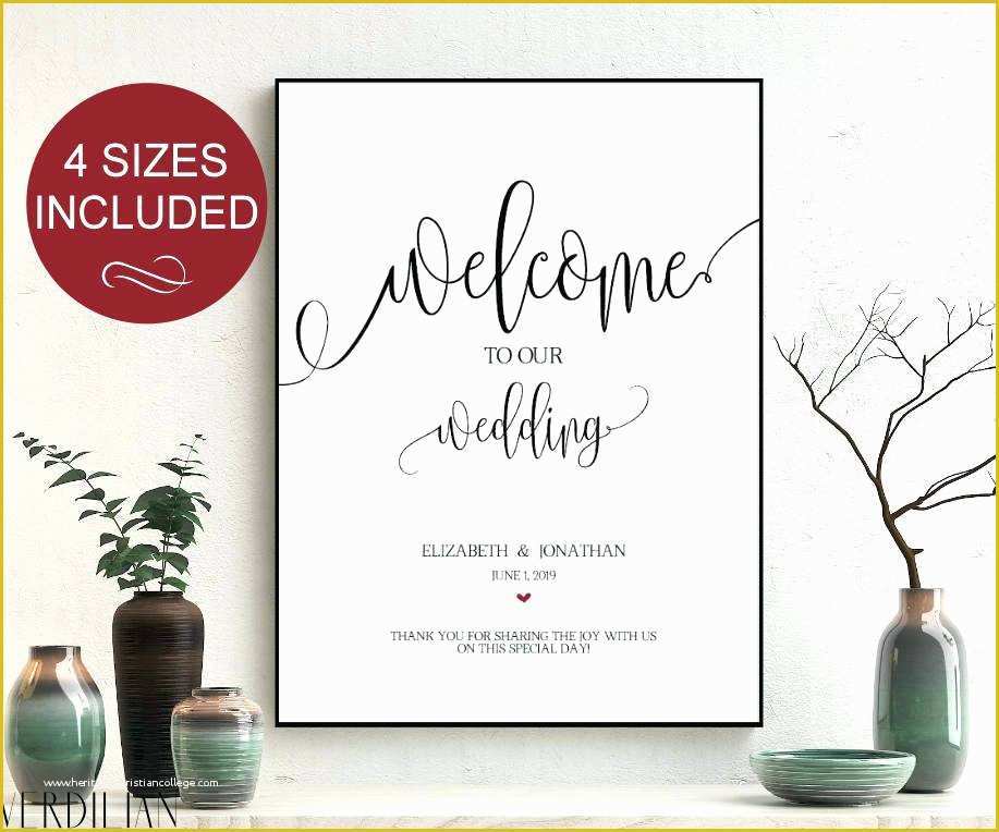 Welcome to Our Wedding Template Free Of Wedding Guest Wel E Letter Template Inspirations