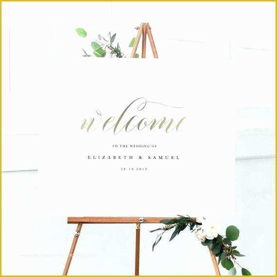 Welcome to Our Wedding Template Free Of Wedding Wel E Sign Template Free Table Hashtag Post Box