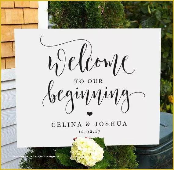 Welcome to Our Wedding Template Free Of Wel E to Our Wedding Sign Printable Wedding Wel E Sign