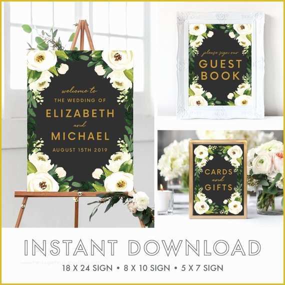 Welcome to Our Wedding Template Free Of Wel E to Our Wedding Signs Wel E to Our Wedding
