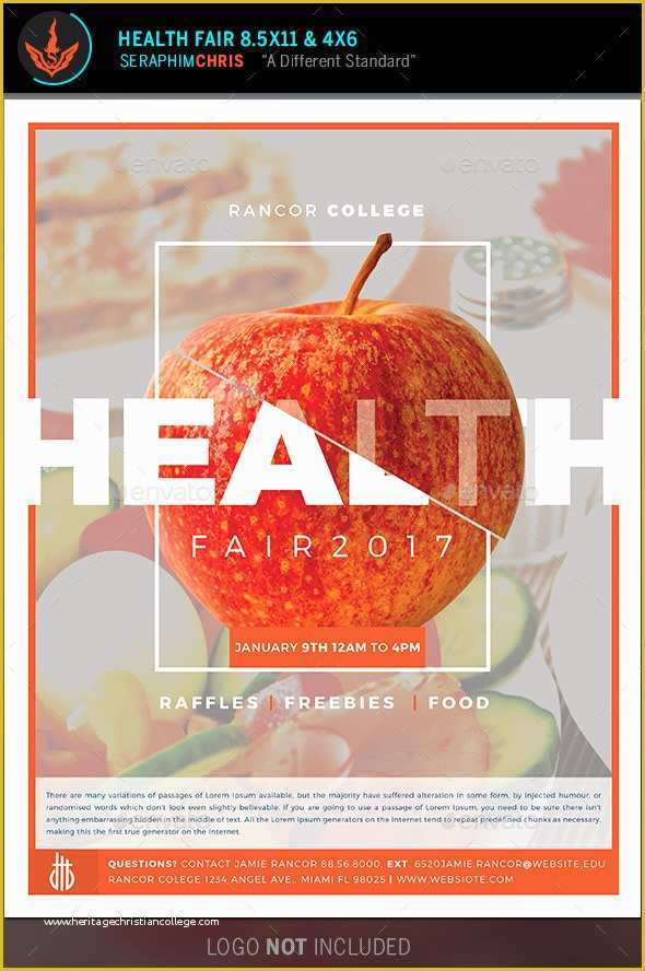 Wellness Flyer Templates Free Of Health Fair Flyer Template by Seraphimchris