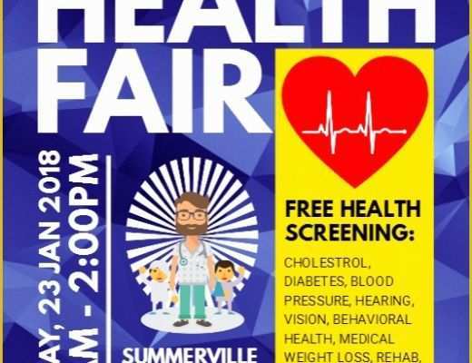 Wellness Flyer Templates Free Of Health Fair Flyer Template