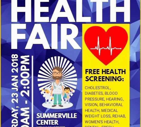 Wellness Flyer Templates Free Of Health Fair Flyer Template