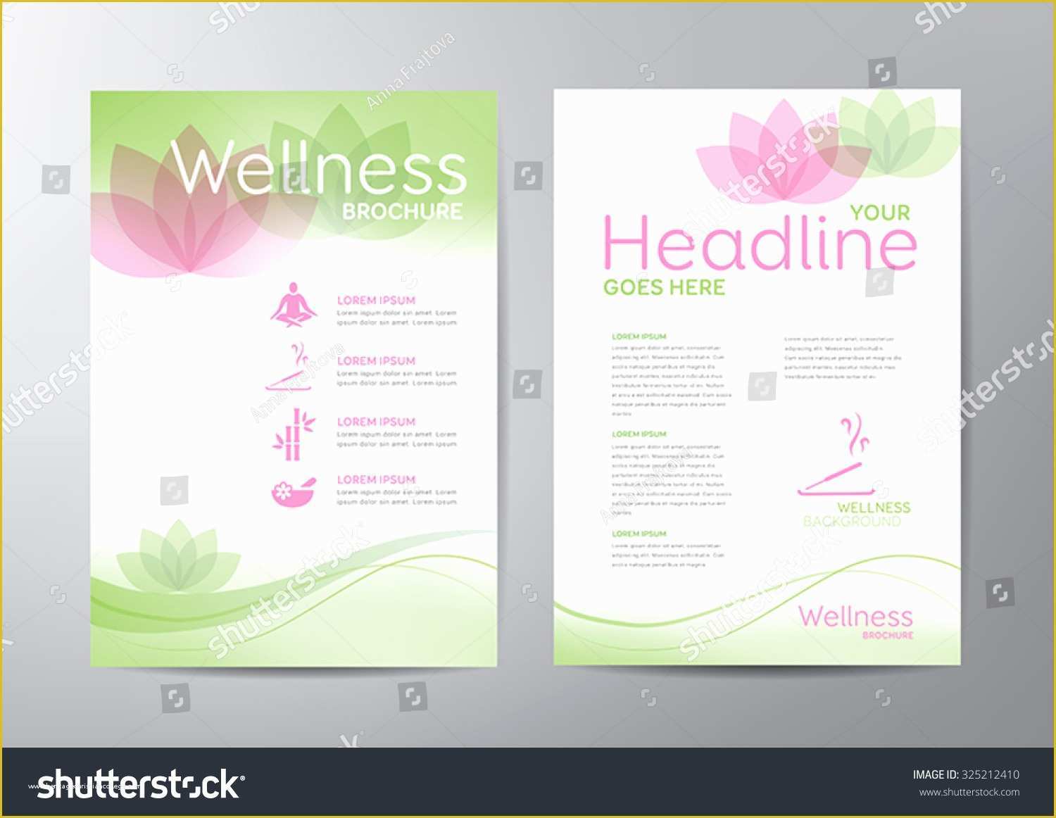 Wellness Flyer Templates Free Of Wellness Brochure Template Relaxation