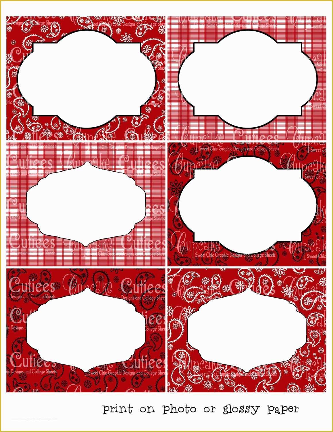 Western Label Templates Free Of Howdy Birthday Cowboy or Cowgirl Digital by