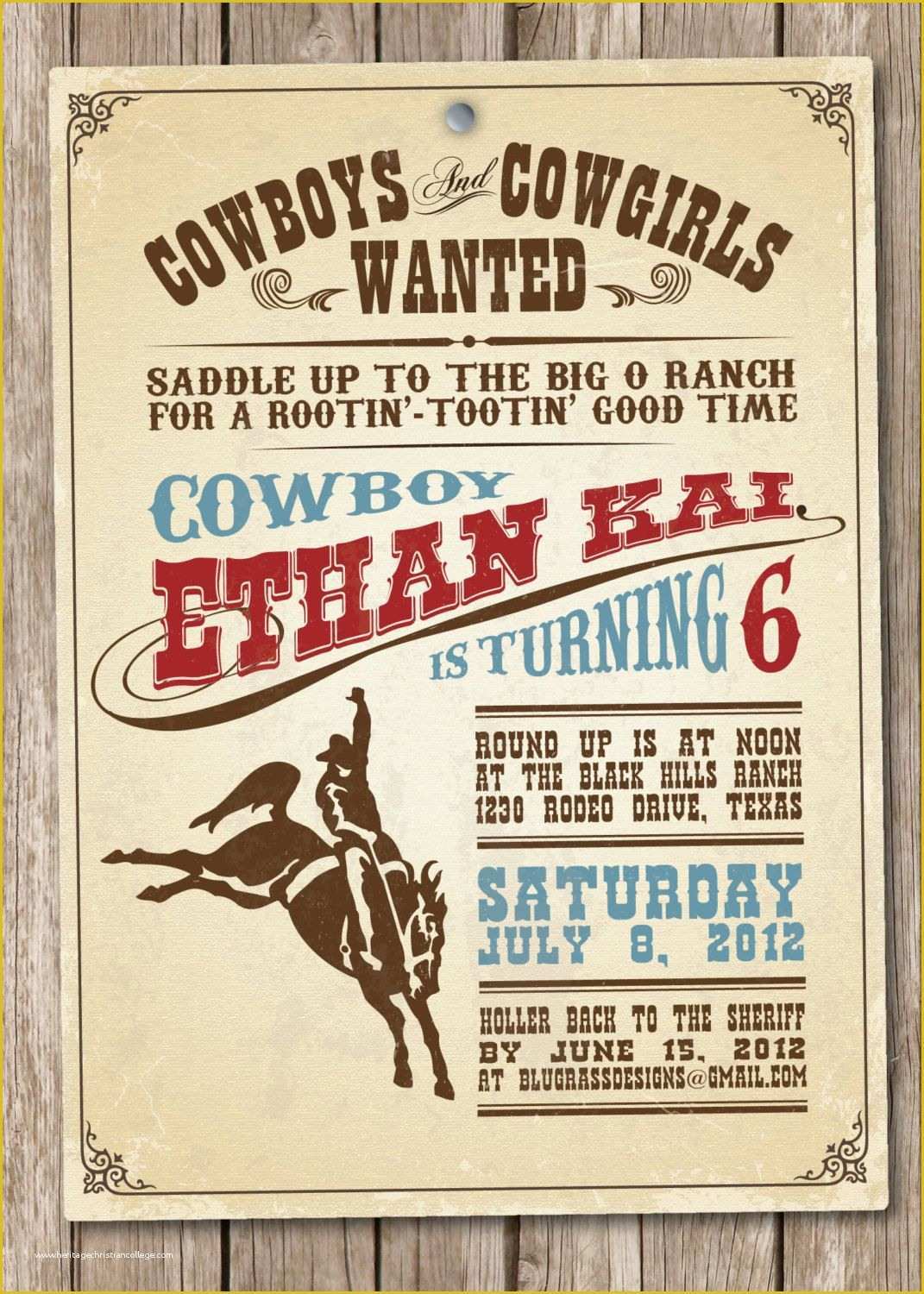 Western themed Invitations Templates Free Of Cowboy Invitation Wording and Design Ideas Please Visit