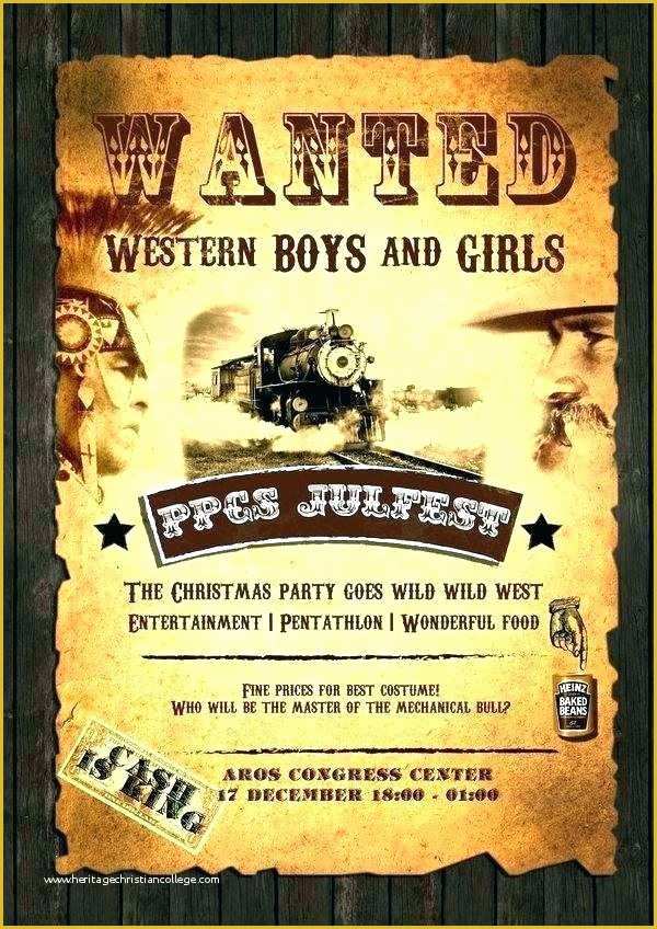 Western themed Invitations Templates Free Of Medium Size Cowboys Birthday Party Invitation Templates