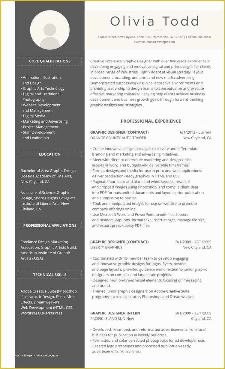 What is the Best Free Resume Template Of 99 Free Professional Resume formats &amp; Designs