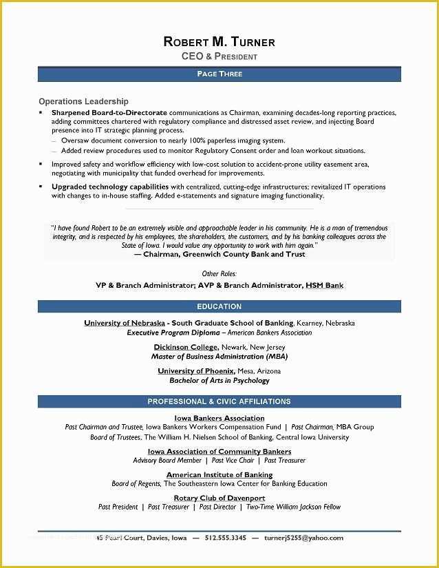 What is the Best Free Resume Template Of Award Winning Ceo Sample Resume Ceo Resume Writer