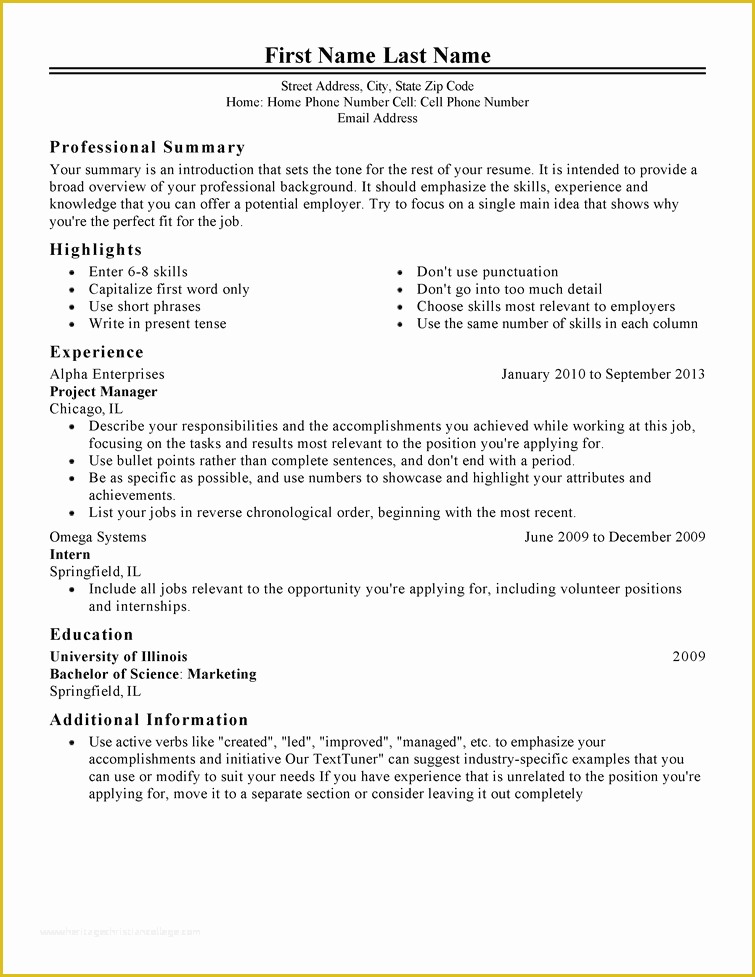 What is the Best Free Resume Template Of Free Professional Resume Templates