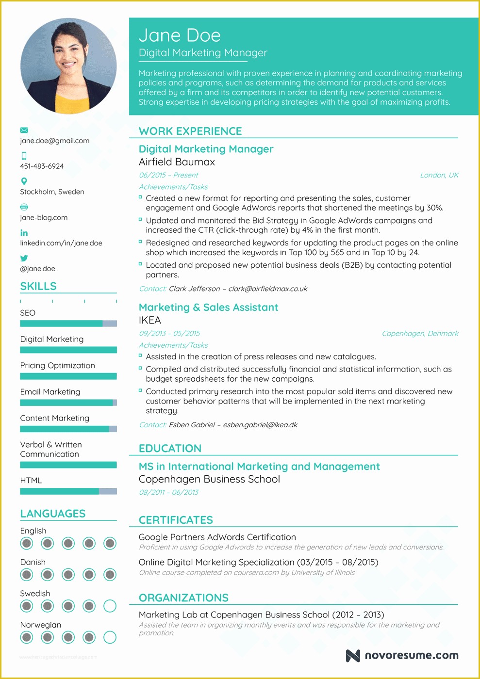  What Is The Best Free Resume Template Of Totally Free Downloadable 