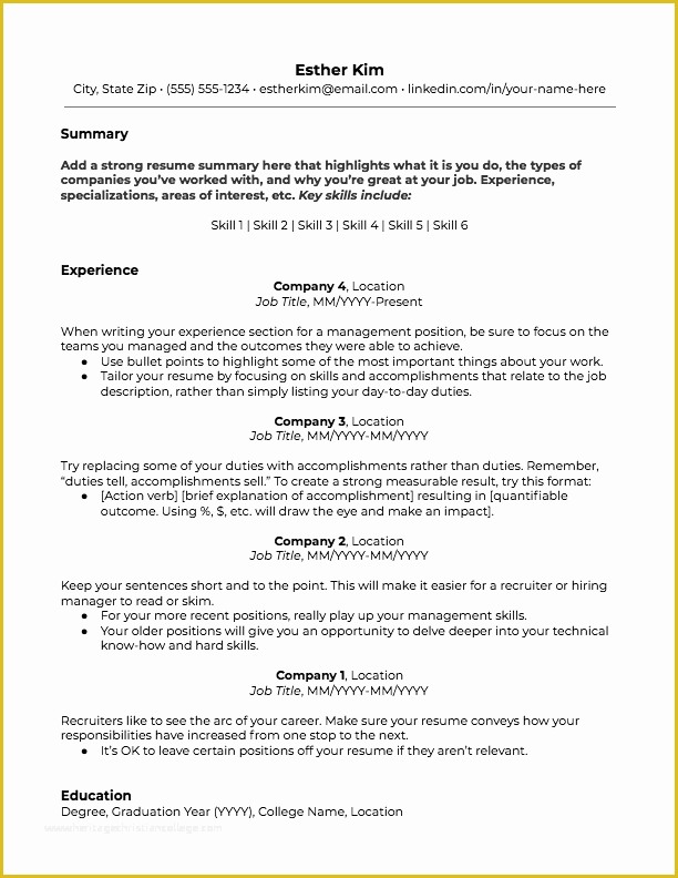 What is the Best Free Resume Template Of Premium Resume Templates
