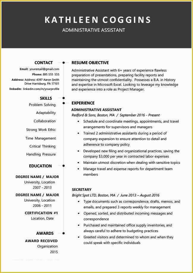 What is the Best Free Resume Template Of totally Free Downloadable Resume Templates