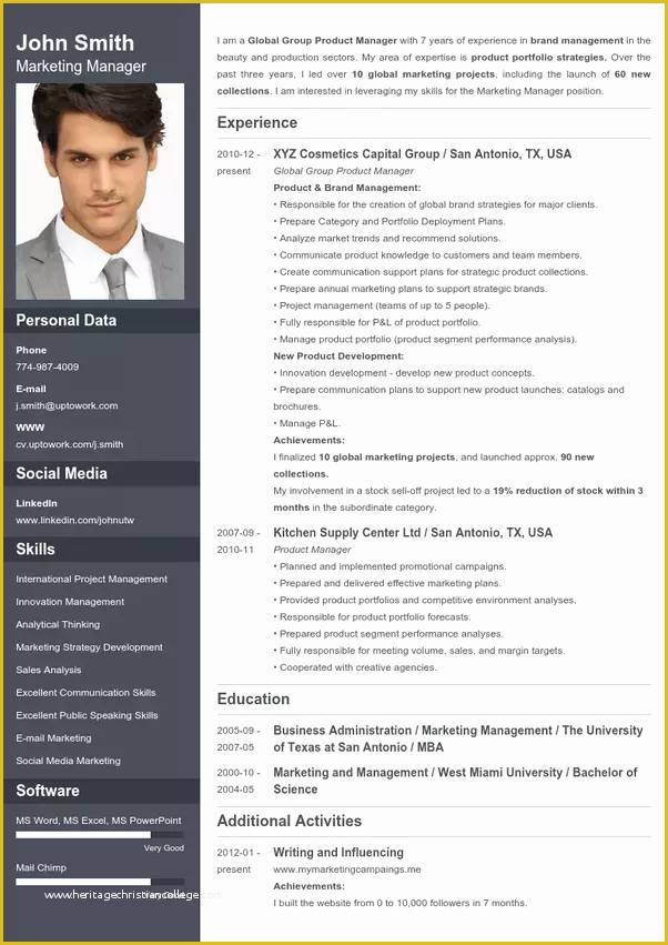 What is the Best Free Resume Template Of What is the Best Website to Make A Cv Quora