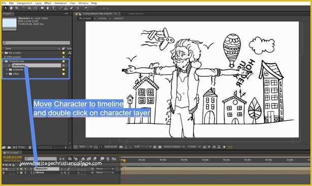 Whiteboard Animation after Effects Template Free Of asian Man – Character Doodle Whiteboard Animation