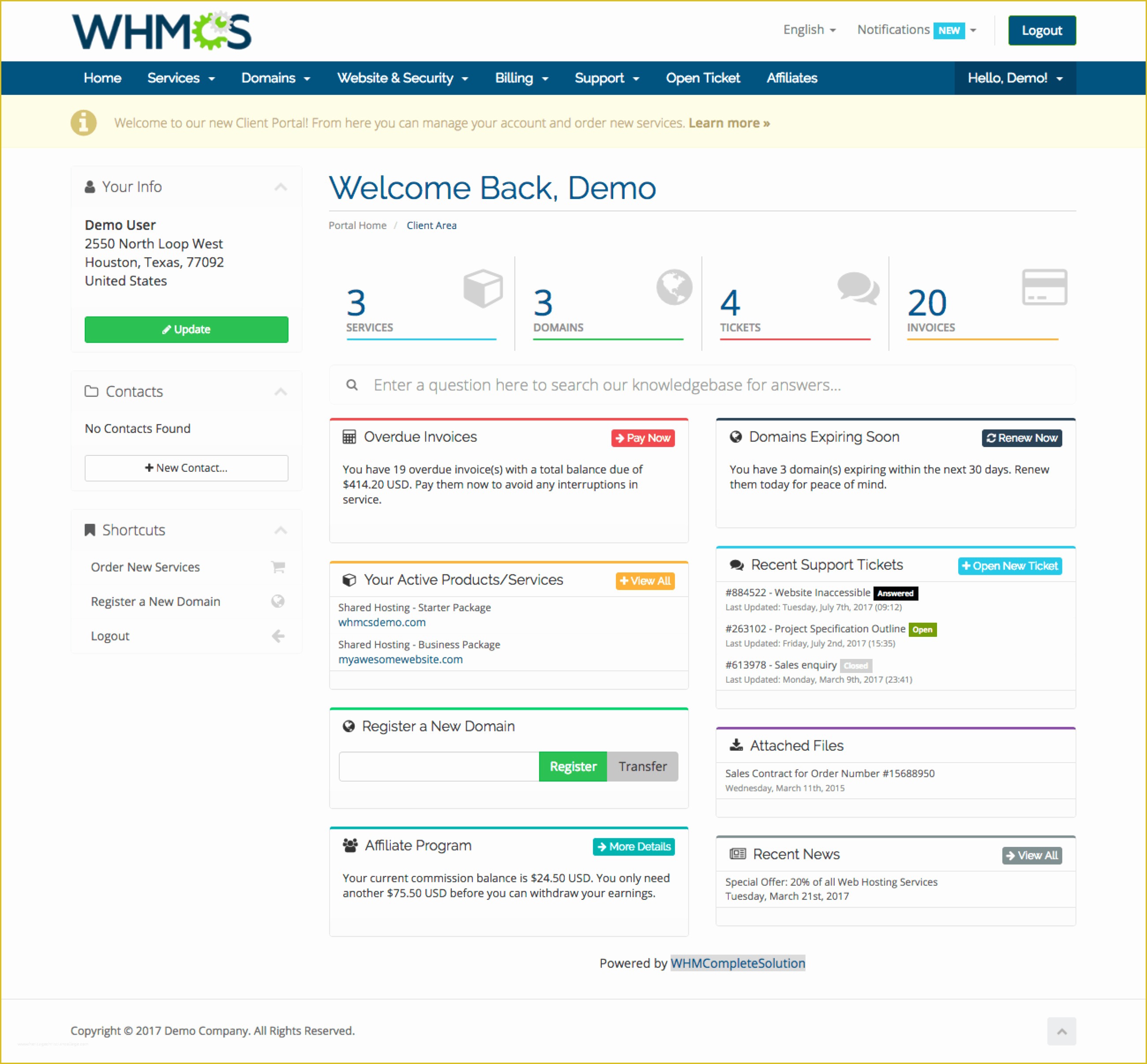 Whmcs Client area Templates Free Of Overview Feature tour