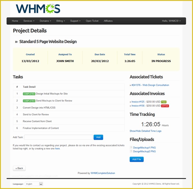 Whmcs Client area Templates Free Of Project Management Addon Update Released