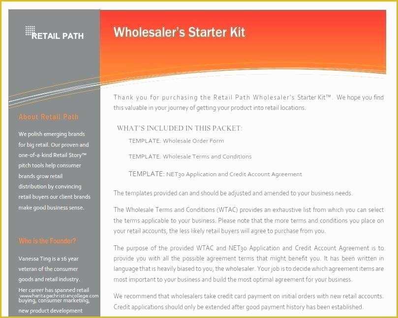 Wholesale Terms and Conditions Template Free Of wholesale Credit Application Template Terms and Conditions