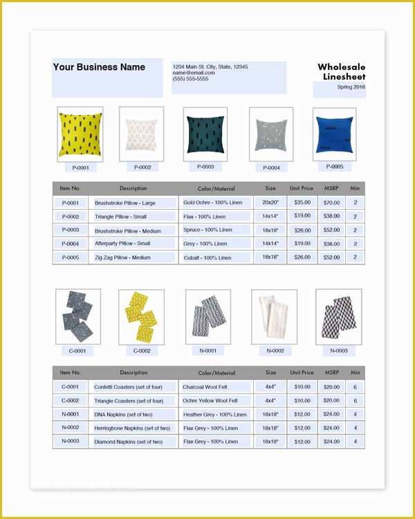 Wholesale Terms and Conditions Template Free Of wholesale Linesheet and Terms & Conditions Templates