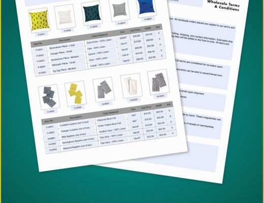 Wholesale Terms and Conditions Template Free Of wholesale Linesheet and Terms &amp; Conditions Templates