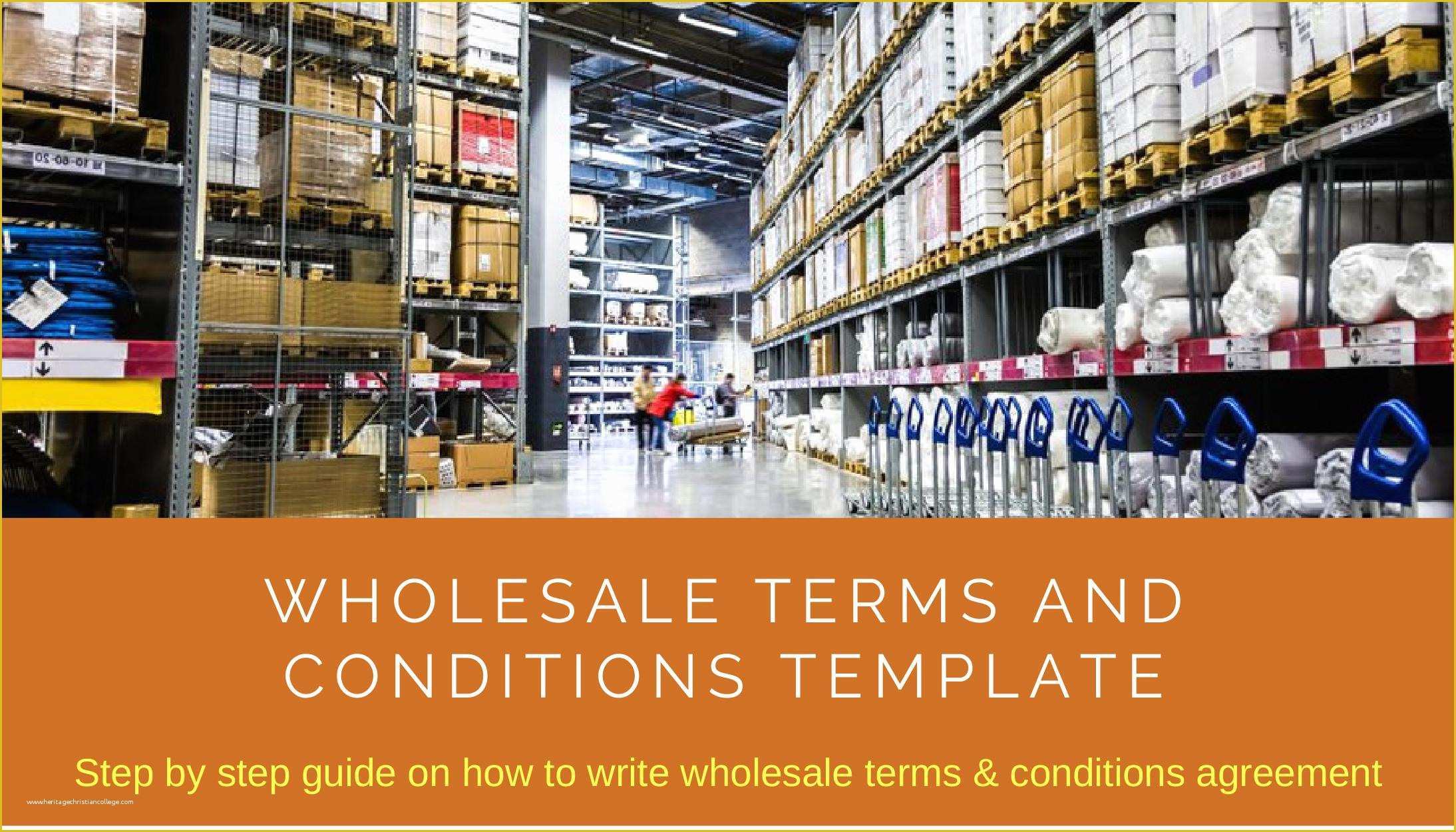 Wholesale Terms and Conditions Template Free Of wholesale Terms and Conditions Template Download
