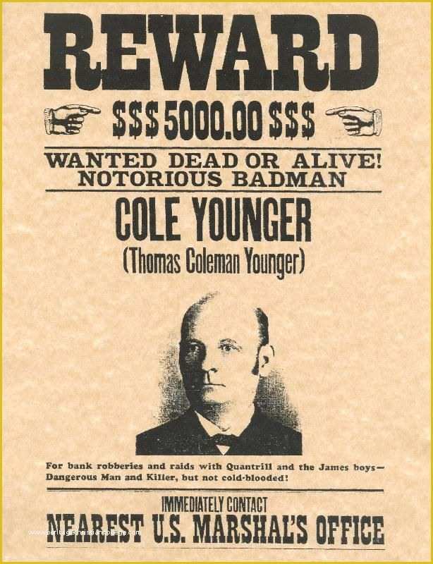 Wild West Wanted Poster Template Free Of Old West Wanted Posters