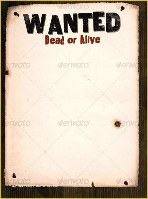 Wild West Wanted Poster Template Free Of Wanted Poster On Wood 9 Free & Premium Wanted Poster