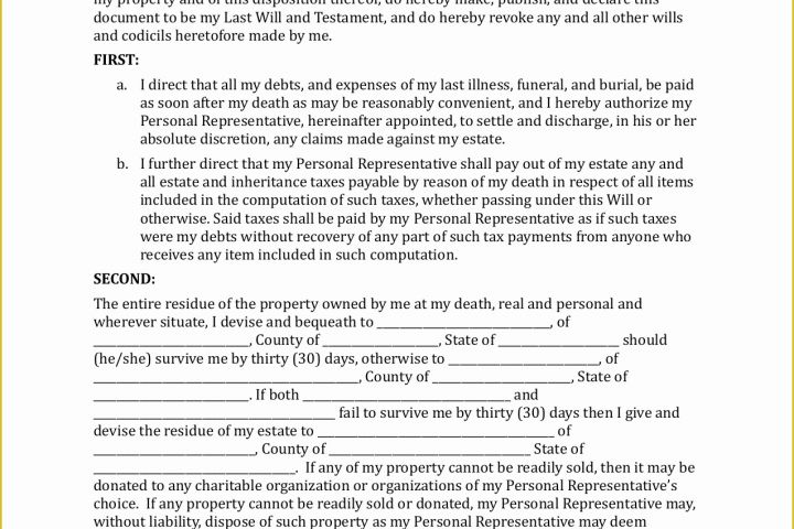Will Testament Template Free Of Download Alabama Last Will and Testament form Pdf