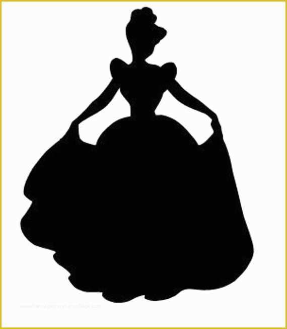 Will You Be My Godmother Free Template Of Cinderella Silhouette Vinyl Aufkleber Aufkleber Auto