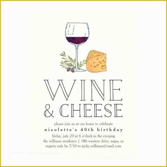 Wine and Cheese Party Invitation Template Free Of Any Occasion Wine and Cheese Party Invitation