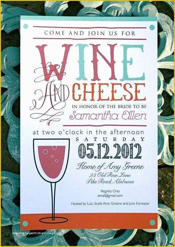Wine and Cheese Party Invitation Template Free Of Enchanting Wine and Cheese Invitation S Birthday Party