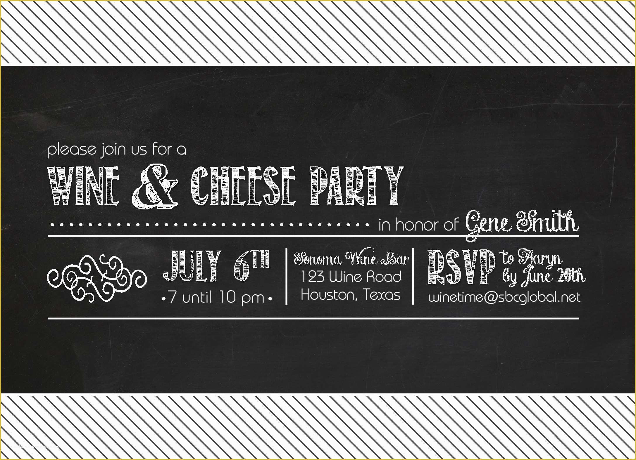 Wine and Cheese Party Invitation Template Free Of Grown Ups