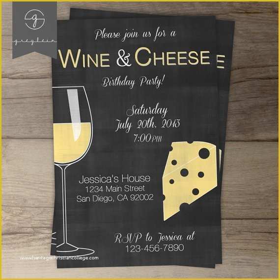 Wine and Cheese Party Invitation Template Free Of Wine and Cheese Party Ideas B Lovely events
