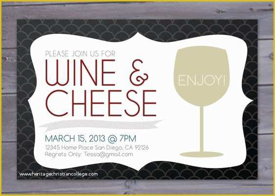 Wine and Cheese Party Invitation Template Free Of Wine and Cheese Party Invitation Printable
