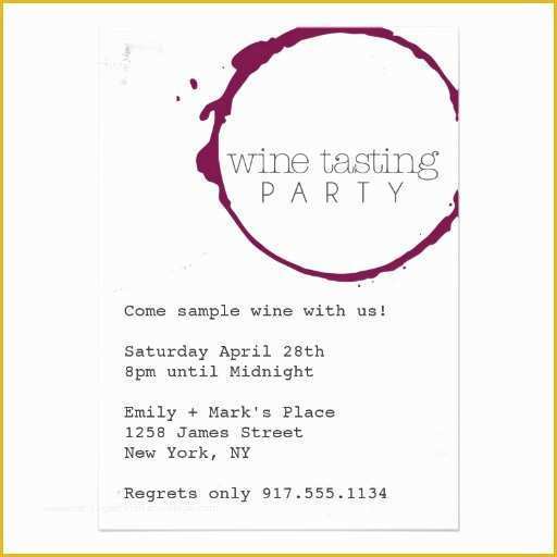 Wine and Cheese Party Invitation Template Free Of Wine Tasting Party Invite 5&quot; X 7&quot; Invitation Card