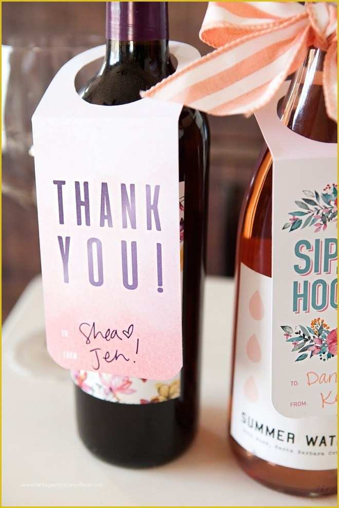 Wine Bottle Tag Template Free Of Check Out these Free Printable Wine Bottle Gift Tags