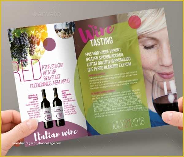 Wine Brochure Template Free Of 16 Wine Brochure Templates Free Psd Ai Vector Eps