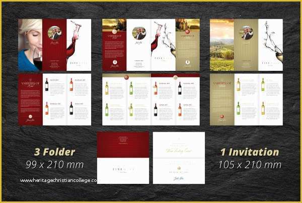 Wine Brochure Template Free Of 25 Wine Brochure Templates Free Psd Ai Eps format