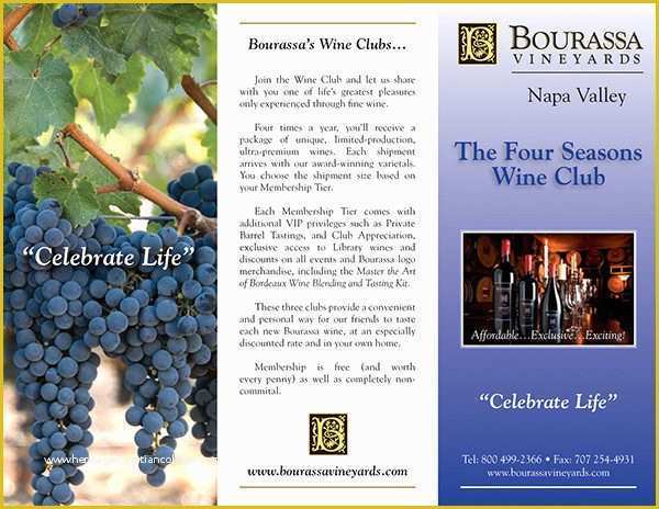 Wine Brochure Template Free Of 25 Wine Brochure Templates Free Psd Ai Eps format